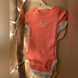 Newborn Baby Short Sleeve Bodysuit 100% Cotton